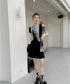 Color Block Cut-Out Top